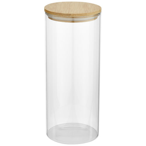 Récipient alimentaire personnalisable 940 ml en verre Boley Naturel et Translucide